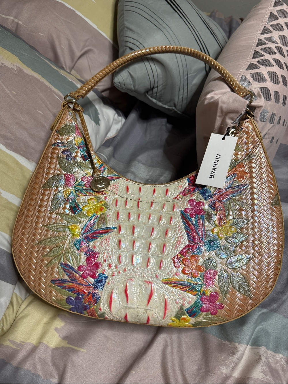 Brahmin desert bloom bekka shoulder bag